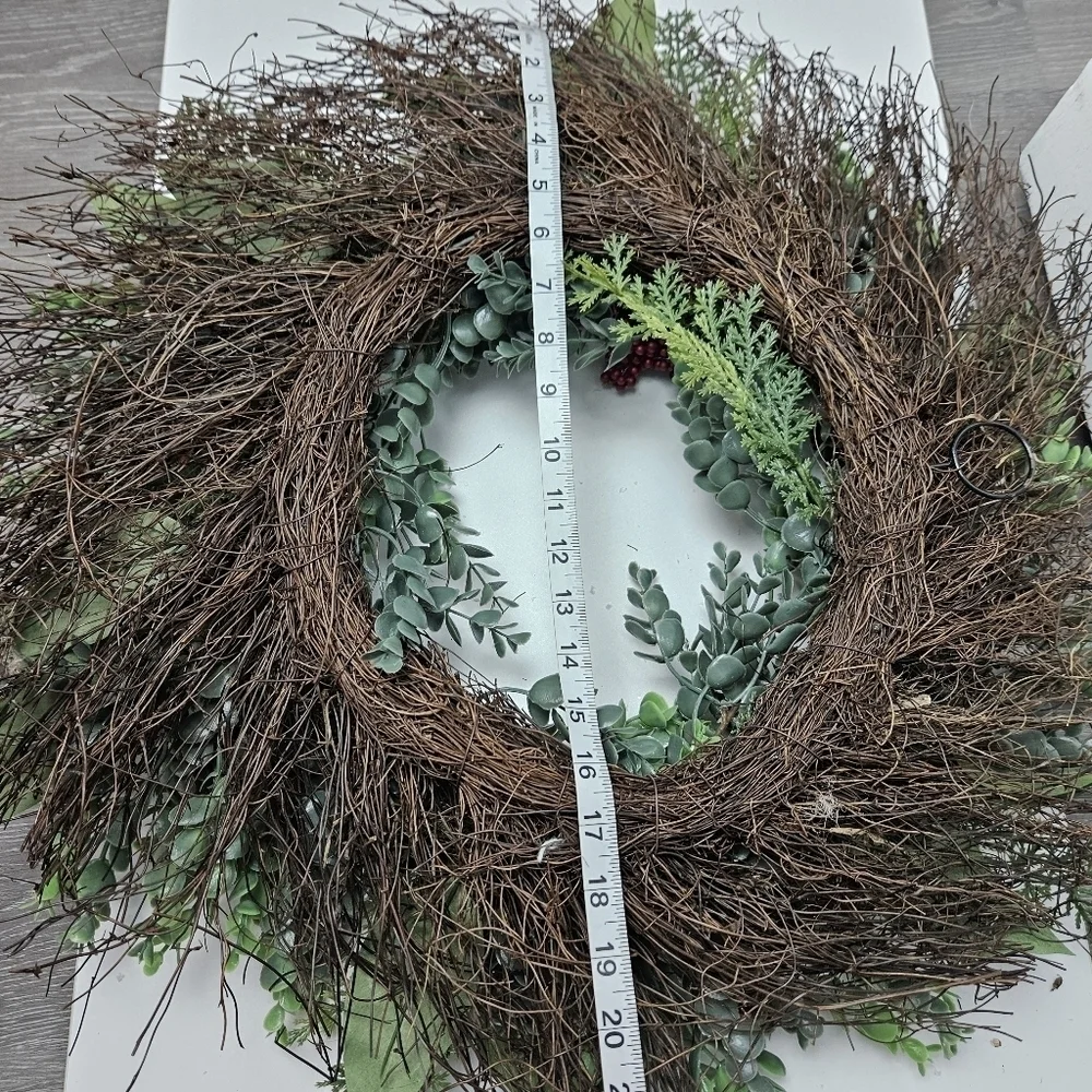 Christmas wreath door decor